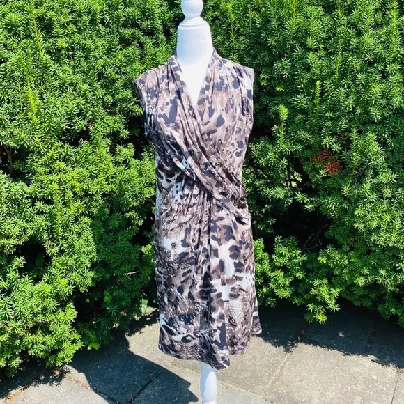 KENNETH COLE**Stretchy Animal Print Dress**Small $165 - Picture 2 of 8